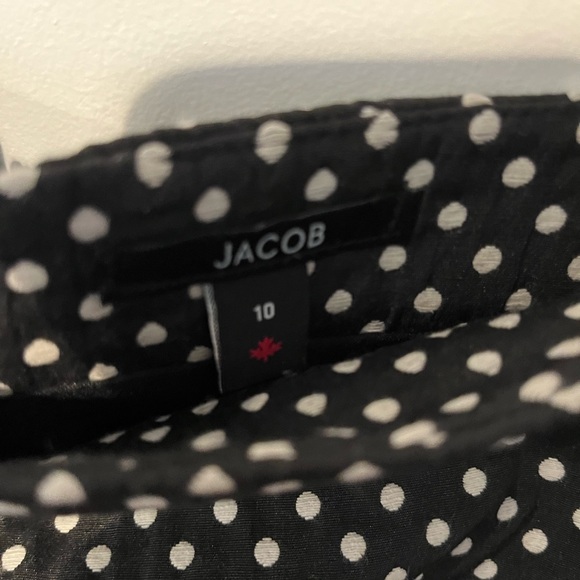 Black and white polka dot skirt - Picture 6 of 7